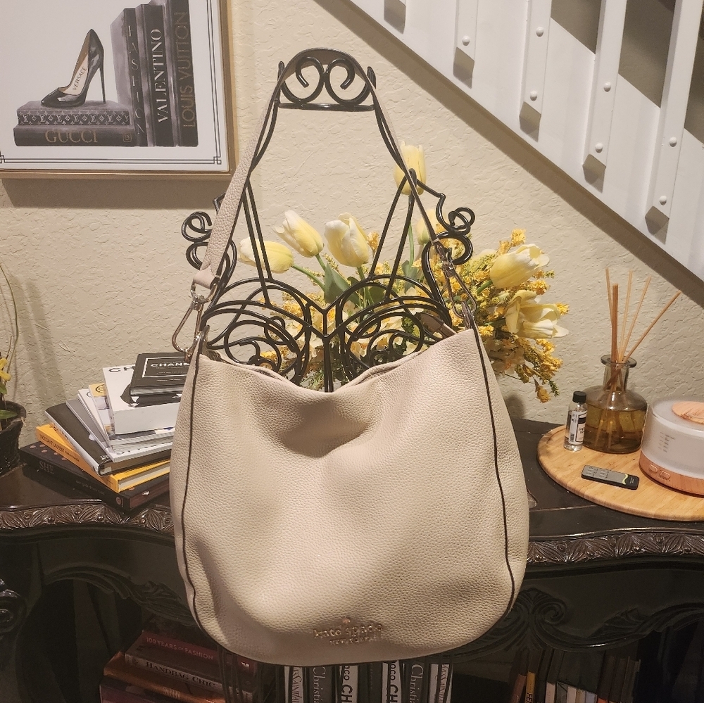 Kate Spade pebbled leather shoulder bag